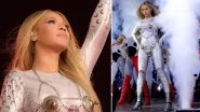 Beyonc&eacute; Dominates in a Metallic Bodysuit With Silver Chain Body Harness, Shares Pics From Her Renaissance World Tour Performance (See Pics)