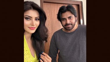 Bro: Urvashi Rautela Thrilled To Collaborate With Pawan Kalyan for Upcoming Film! Shares Gorgeous Selfie With the Actor (View Pic)