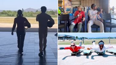 Farhan Akhtar Misses His ‘Bwoys’ Hrithik Roshan & Abhay Deol, Relives Skydiving Moment From Zindagi Na Milegi Dobara (Watch Videos)