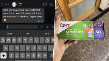BURNNN! Woman Sends Garbage Bags as a Gift to Her Ex-Boyfriend Along With a 'Sweet' Message, Netizens React Hilariously (See Pics)