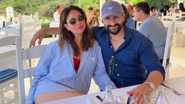 Kareena Kapoor Khan Enjoys ‘Summer Lunch’ With Hubby Saif Ali Khan and Son Taimur, The Crew Actress Shares Pics on Insta!