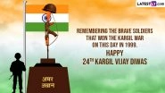Kargil Vijay Diwas 2023: PM Narendra Modi, Amit Shah and Many Others Share Their Wishes on the 24th Anniversary of India&rsquo;s Win in Kargil War