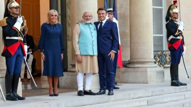 PM Modi in France: India, France Have Agreed to Increase Cooperation to End Cross-Border Terrorism, Says Prime Minister Narendra Modi