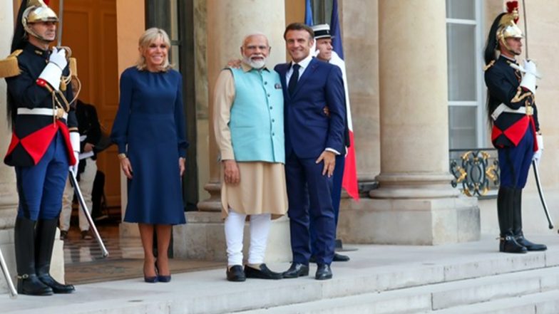 Bastille Day 2023: PM Narendra Modi To Join France President Emmanuel Macron for French National Day Celebrations As Guest of Honour