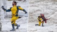 Deadpool 3 Set Photos Leaked! Ryan Reynolds As Wade Wilson and Hugh Jackman As Wolverine Film Intense Fighting Scenes on a Beach (Watch Video)