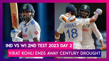 IND vs WI 2nd Test 2023 Day 2: Virat Kohli's 76th International Century Keeps India Ahead