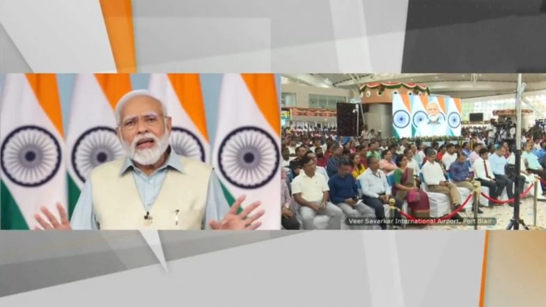 'Label Kuch Hai, Maal Kuch Hai': PM Narendra Modi Takes Dig at Opposition Meet in Bengaluru, Says People Have Already Decided To Bring BJP Back in 2024 (Watch Video)