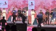 Vijay Deverakonda&rsquo;s Fan Runs Past Security Onstage To Touch His Feet! Here&rsquo;s How Liger Actor Reacted (Watch Video)