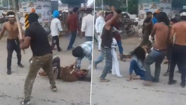 Punjab Brawl Video: Miscreants Thrash Men in Moga, Three Arrested After Clip Goes Viral