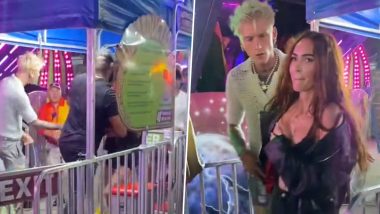 Megan Fox Slammed Into Barricade After Machine Gun Kelly Gets Attacked by Visitor at OC Fair, Watch Bizarre Video of the Fight