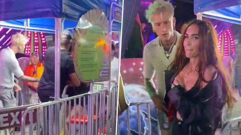 Megan Fox Slammed Into Barricade After Machine Gun Kelly Gets Attacked by Visitor at OC Fair, Watch Bizarre Video of the Fight