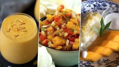 National Mango Day 2023: Popular Mango Recipes From Around the World To Enjoy the Versatile Flavour of This Fruit (Watch Videos)