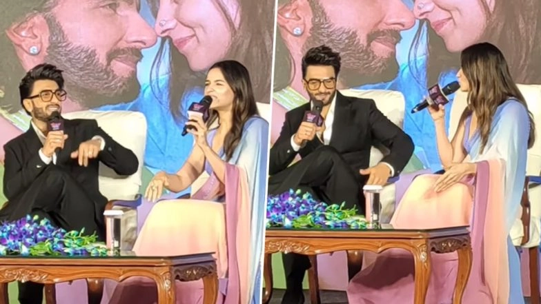 Alia Bhatt and Ranveer Singh Rap His Verse From Rocky Aur Rani Kii Prem Kahaani Song ‘What Jhumka’