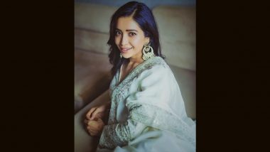 Asha Negi Exudes Elegance in Off-White Embellished Suit and Chandbalis (View Pics)