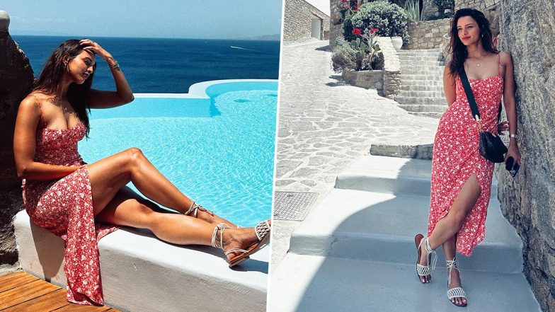 Triptii Dimri Looks Ravishing in Red! Qala Actress Shares Holiday Pics From Greece