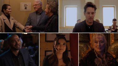 Only Murders in the Building S3 Trailer: Selena Gomez, Martin Short, Steve Martin Investigate Paul Rudd’s Murder and Meryl Streep Is a Suspect! (Watch Video)