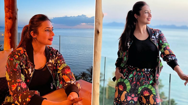 Divyanka Tripathi Looks Uber-Cool in Black Floral Co-Ord Set (View Pics)