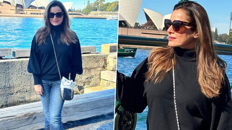 Neelam Kothari Vacays in Australia, Shares Pics in Full-Sleeved Turtleneck Top and Denim