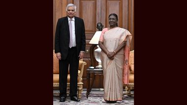 India Looks Forward to Strengthening Developmental Partnership With Sri Lanka, Says President Droupadi Murmu