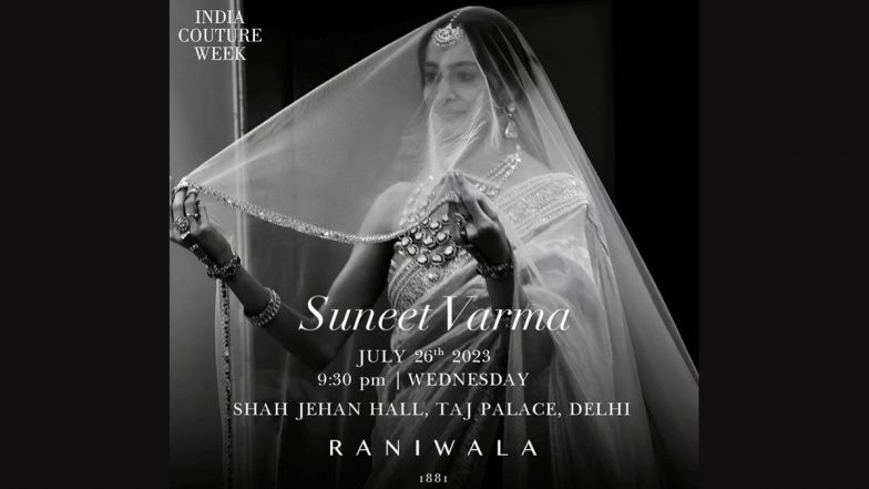 India Couture Week 2023: Suneet Varma’s Mogra Collection Features Contemporary Takes on Bridal Wear (Watch Video)