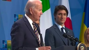 Joe Biden Latest Gaffe Video: US President Calls Volodymyr Zelensky 'Vladimir' Confusing Ukraine President With Putin at NATO Summit