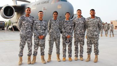 IAF Contingent Departs for France: Rafale Fighters and C-17 Globemasters to Participate in Bastille Day Celebrations (See Pics)