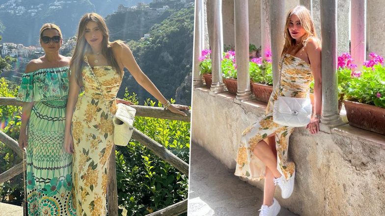 Sofia Vergara Looks Graceful in Strapless Floral Dress, Modern Family Actor Shares Pics From Italy Vacay