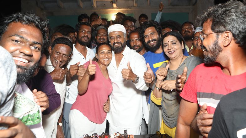 Lal Salaam: Rajinikanth Wraps Shooting 'Moideen Bhai' Portions in Aishwarya Rajinikanth's Film; Vishnu Vishal Thanks Thalaivar for the Opportunity (View Pic)