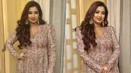 Shreya Ghoshal Exudes Elegance in Floral Pink Maxi Dress, View Gorgeous Pics of Indian Playback Singer