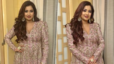 Shreya Ghoshal Exudes Elegance in Floral Pink Maxi Dress, View Gorgeous Pics of Indian Playback Singer