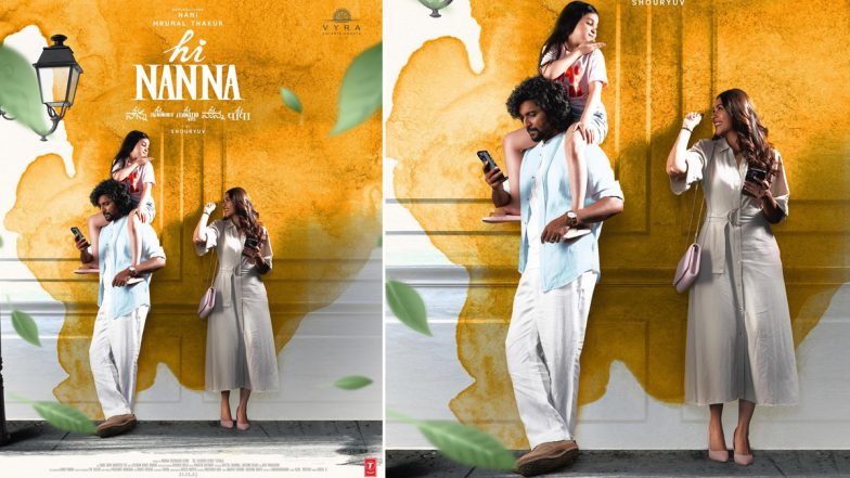 Hi Nanna: Title of Nani and Mrunal Thakur's Upcoming Telugu Has Been Announced (Watch Video)