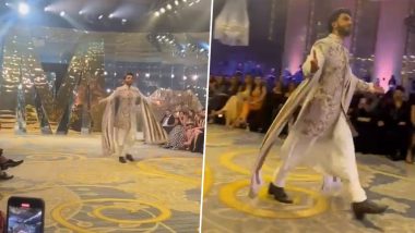 Ranveer Singh Stops to Give Deepika Padukone a Kiss at Manish Malhotra Bridal Couture Show! Asks Alia Bhatt if She Wants To Sing, Watch Video of Her Hilarious Response