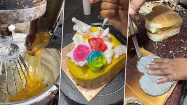 'So Unhygienic!' Viral Video Shows Cakes Being Made in Gross Conditions, Netizens Share Angry Reactions (Watch)