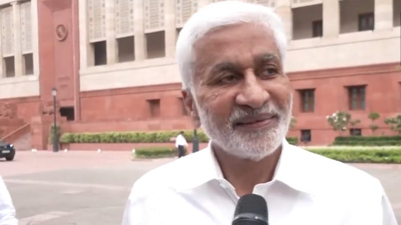 No-Confidence Motion Against Modi Government: ‘We Are Going To Oppose No-Trust Motion’ Says YSRCP MP V Vijayasai Reddy (Watch Video)