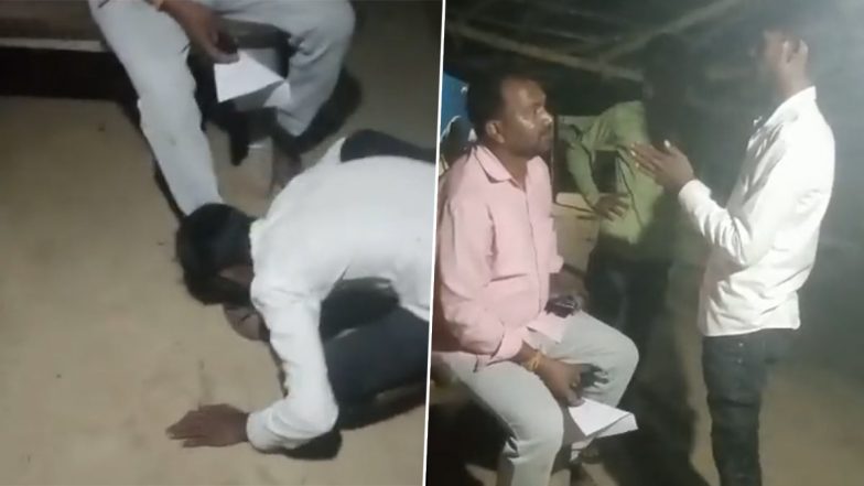 Uttar Pradesh Shocker: Dalit Youth Forced To Lick Another Man's Slipper, Do Squats Following Altercation in Sonbhadra, Accused Arrested (Watch Video)