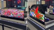 Foldable TV Viral Video: OLED Launches TV Set That Can Fold Itself, Netizens Post Hilarious Comments on the Unique Innovation