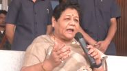 Manipur Violence: Governor Anusuiya Uikey Visits Relief Camp in Churachandpur, Consoles Woman (Watch Video)