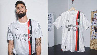 ‘Best Kit of the Season’ Fans React After AC Milan Unveil Away Jersey for 2023–24 Season (See Pics)