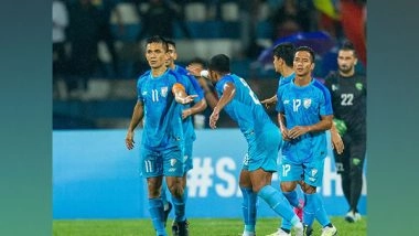 Sports News | Anurag Thakur Praises Indian Football Team to Secure SAFF Championship Final Spot in Penalty Shootout Against Lebanon