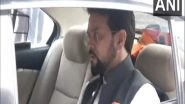 India News | Anurag Thakur Arrives at Pragati Maidan to Attend Meeting of Council of Ministers