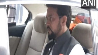 India News | Anurag Thakur Arrives at Pragati Maidan to Attend Meeting of Council of Ministers