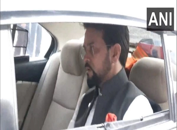 India News | Anurag Thakur Arrives at Pragati Maidan to Attend Meeting of Council of Ministers