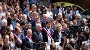 World News | Hundreds March in Support of French Mayor Whose House Was Attacked by Burning Car