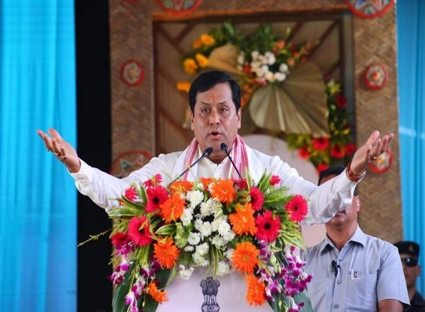 India News | Sonowal Lays Down Foundation Stone of Inland Waterways Transport Terminal in Assam