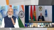 World News | SCO Summit: PM Modi Makes Veiled Attack at 'countries Supporting Cross-border Terror' in Pak PM Sharif's Presence