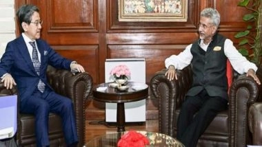 World News | EAM Jaishankar Meets Japanese Bank Chairman Tadashi Maeda, Discusses Economic Cooperation