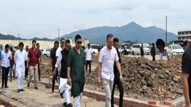India News | Manipur Health Minister Inspects Temporary Housing Complex in Imphal East