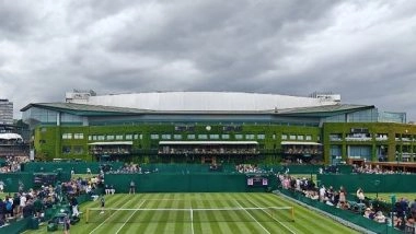 Sports News | Wimbledon: 'Just Stop Oil' Protesters Interrupt Match Between Sho Shimabukuro and Grigor Dimitrov
