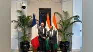 World News | NSA Doval, French President's Diplomatic Adviser Bonne Take Forward Strategic Dialogue Between India, France