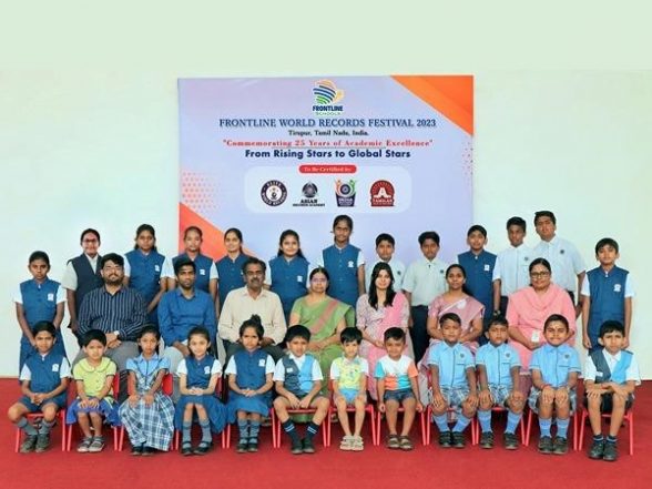 Business News | Frontline Schools Celebrate World Records Festival Commemorating 25 Years of Academic Excellence - Vimarsana News